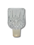 Pair of carved crystal glasses #12 60009