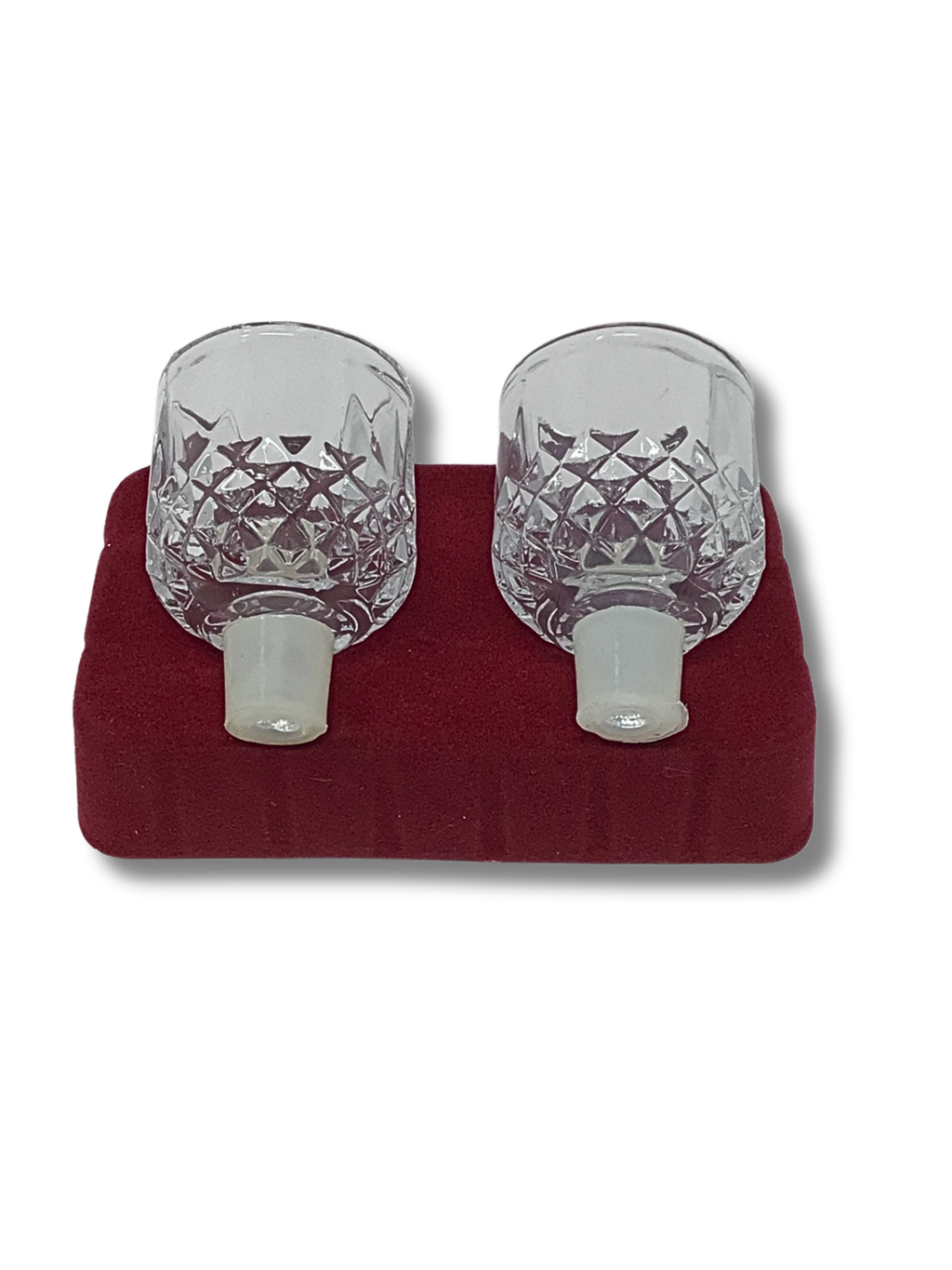 Par de vasos cristal tallado #13 60010