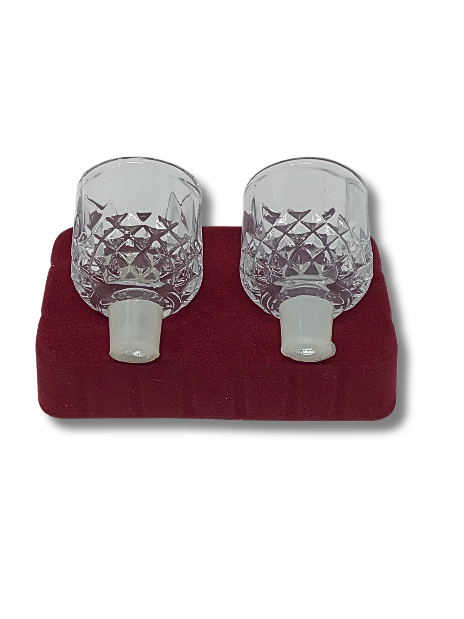 Par de vasos cristal tallado #13 60010