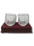 Par de vasos cristal tallado #14  60011