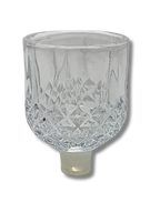 Par de vasos cristal tallado #14  60011