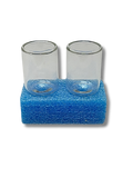 Vasos de vidrio #13  2 pzas 61013