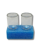 Vasos de vidrio #13  2 pzas 61013
