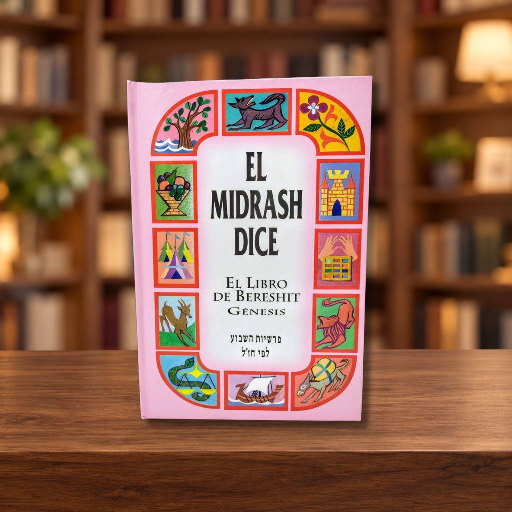 El Midrash Dice Bereshit — ambientación en biblioteca