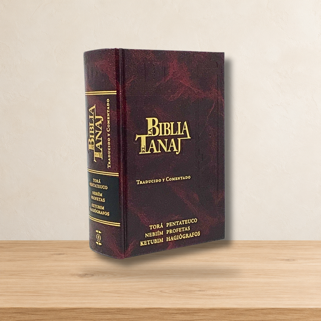 Biblia Tanaj en español en un solo tomo — ambientación en estudio claro