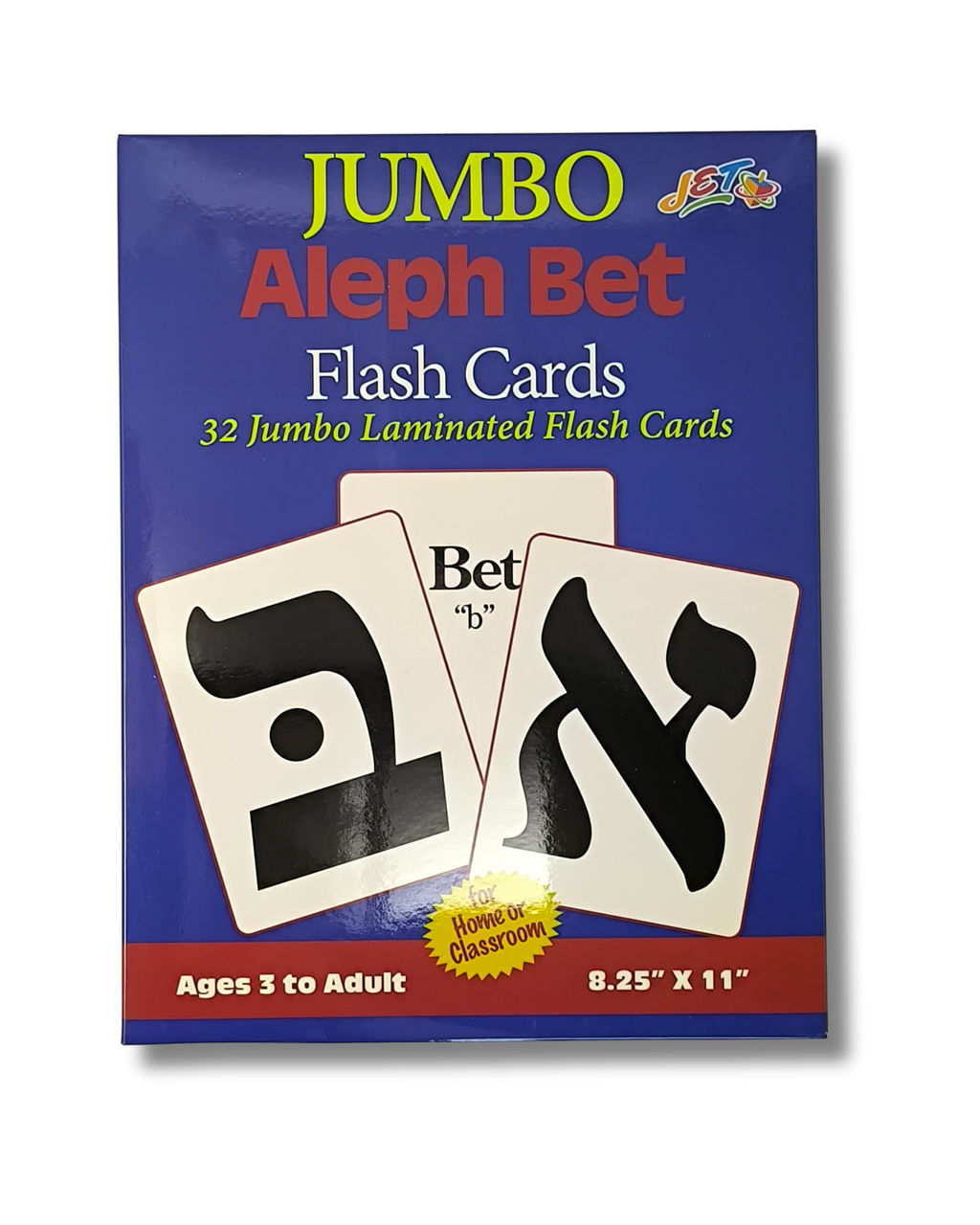 Jumbo Aleph Bet - Flash Cards 32 PC