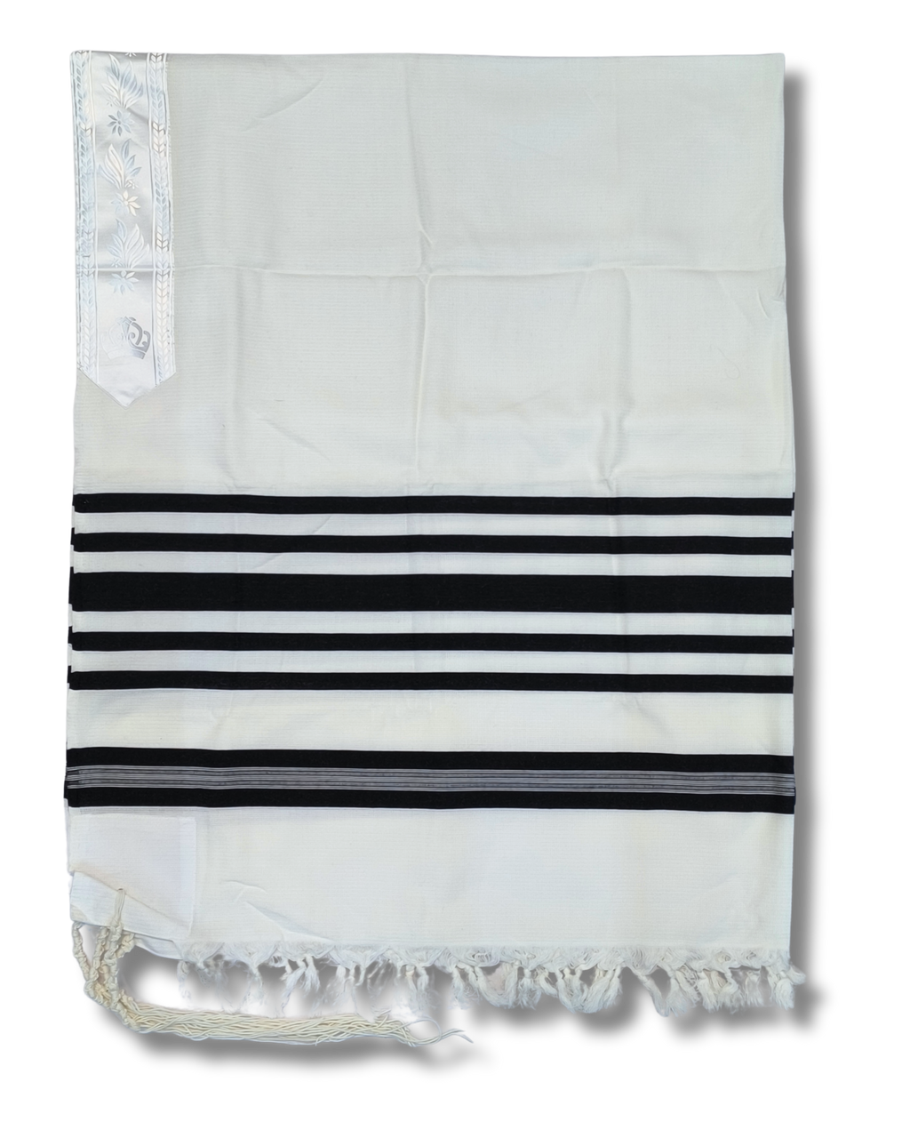 Talit Gadol LANA Negro Antideslizante Talla 45 TY