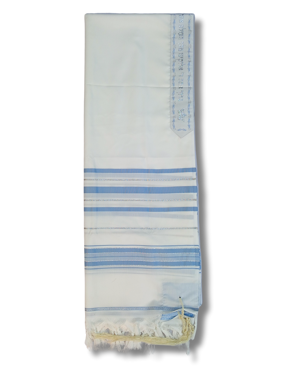 Talit gadol akrilan Azul Celeste