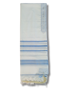 Talit gadol akrilan Azul Celeste