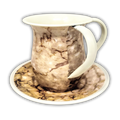 Keli metalico plato color crema 90165