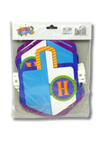 Happy chanukah honeycomb dreidel banner 78264