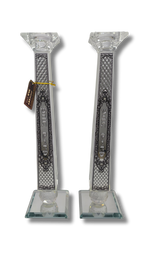 Candelabros elegantes  para shabat de cristal 46986