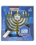 Menorah de led color dorado, 30456