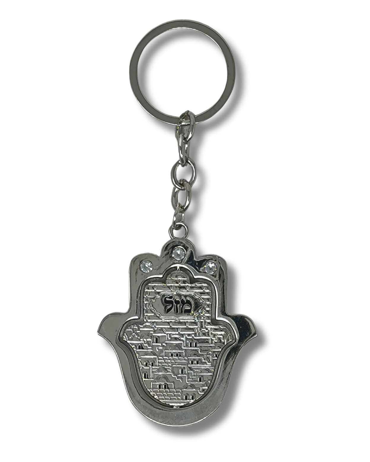 Llavero Hamsa MAZAL y Jerusalem 35831