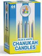Velas Januka azul y blanca 28106
