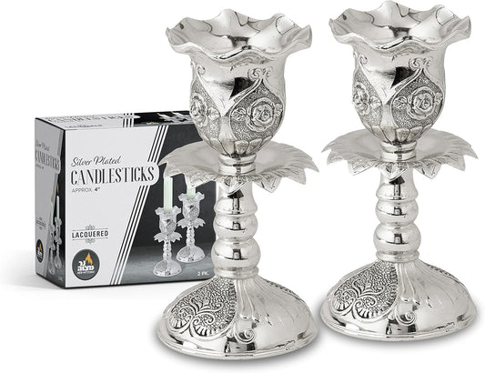 Small shabbat candle holders 62001