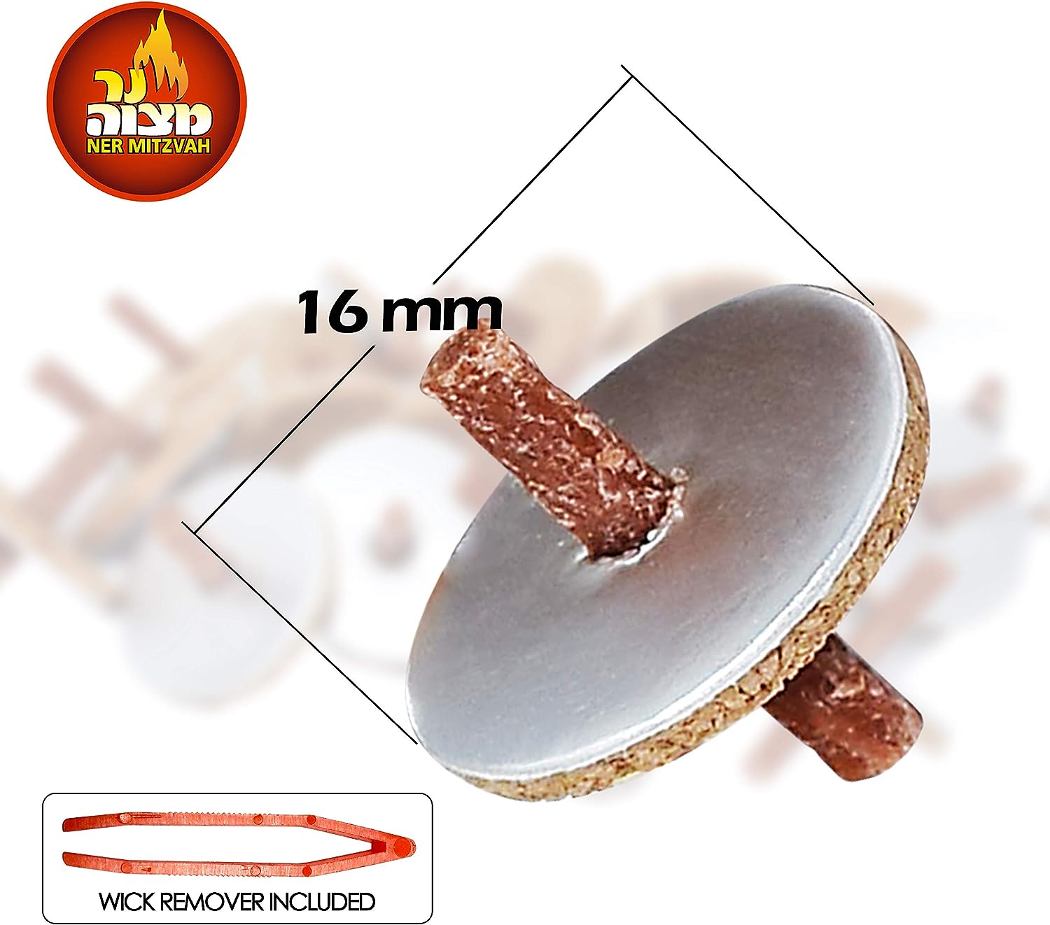 Mechas flotantes redondas chicas 100 pzas 30126