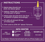 tzinores hameshubach medium wick holder 30515