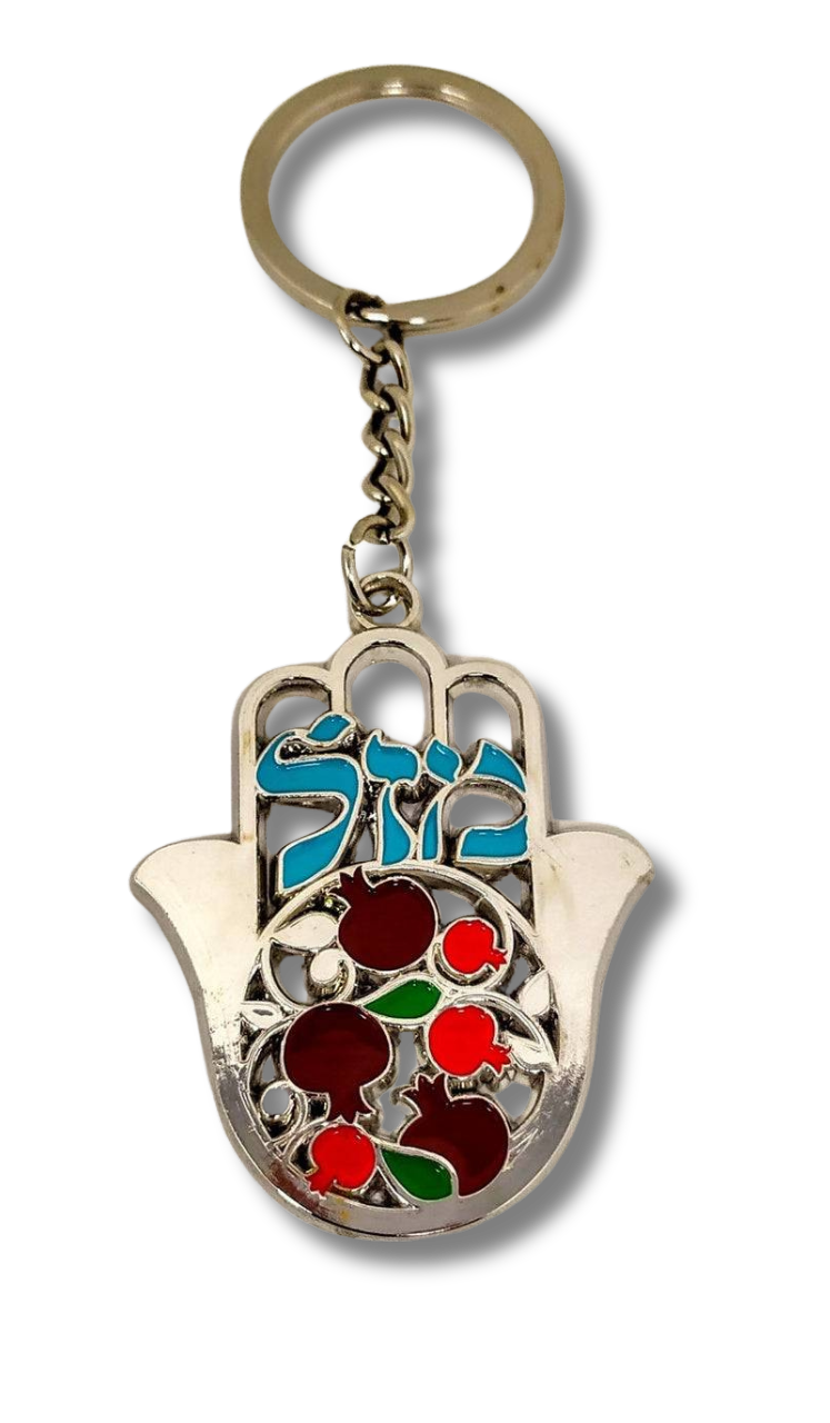 Llavero Hamsa grande, mazal 35547