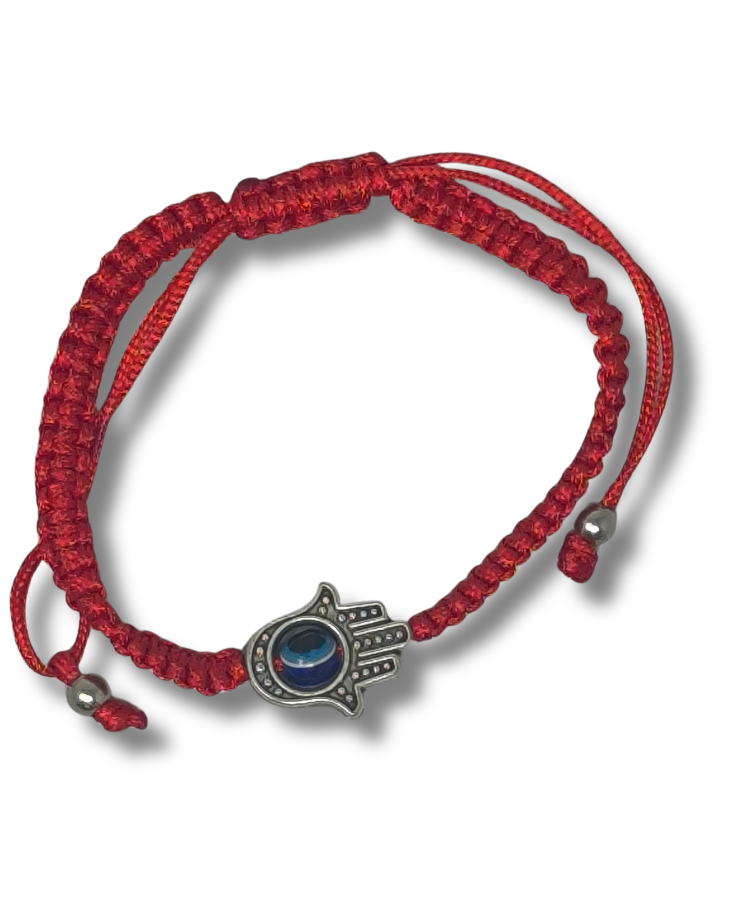 Pulsera de hilo rojo con hamsa y ojo, 12366