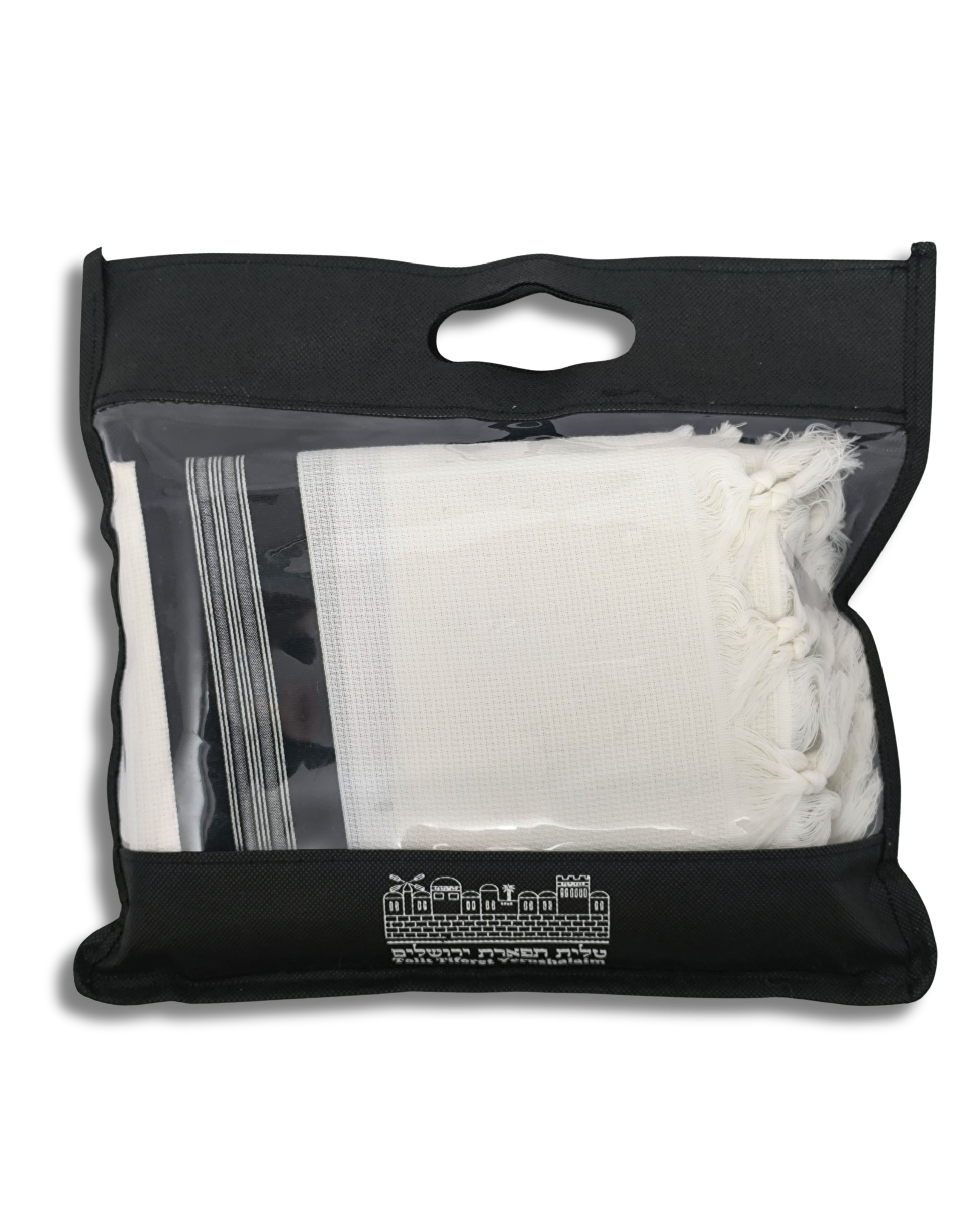 Talit Gadol LANA Antideslizante Talla 60 Negro TY