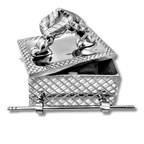 Arca de la alianza de pewter grande 18809