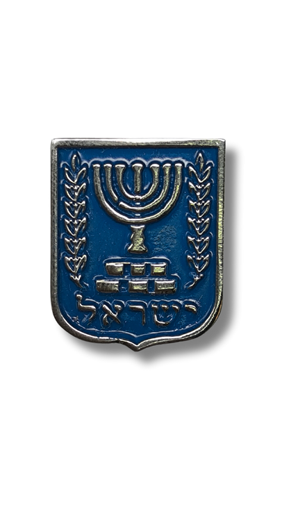 Square Pin Menorah Jerusalem 11279