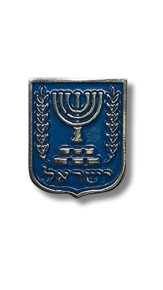 Square Pin Menorah Jerusalem 11279