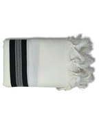 Talit Gadol WOOL Non-Slip Size 60 Black TY