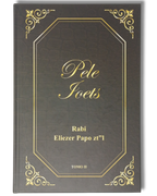 Pele Yoetz del Rabi Eliezer Papo de 2 tomos