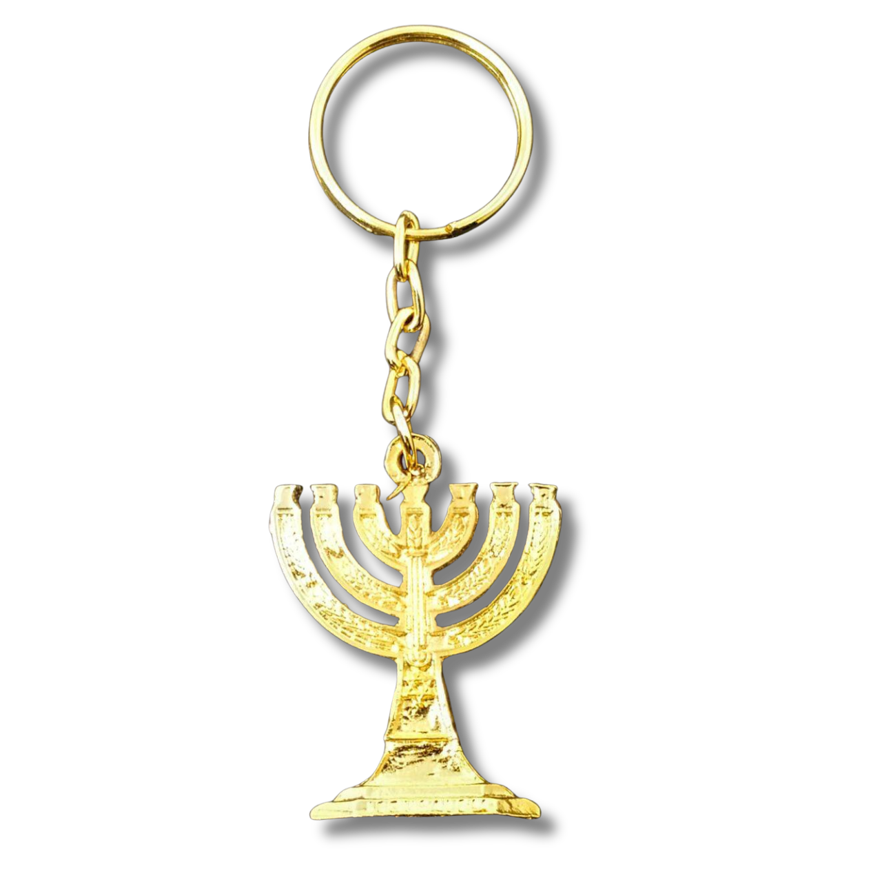 Llavero menora grande, dorado 29064