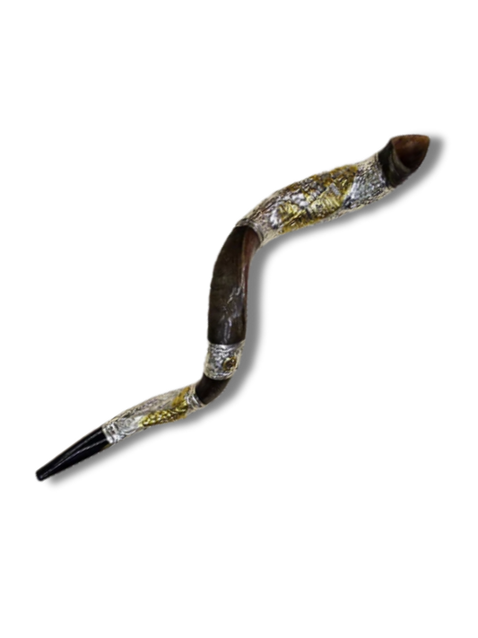 Shofar Antilope plateado Large Jerusalem