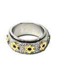Anillo maguen david dorado