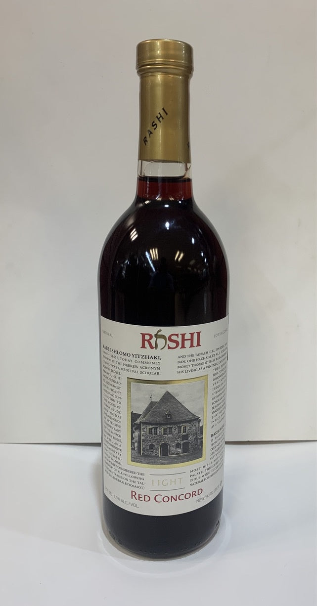Vino tinto dulce Rashi Light Red Concord 5.5%, 750ml
