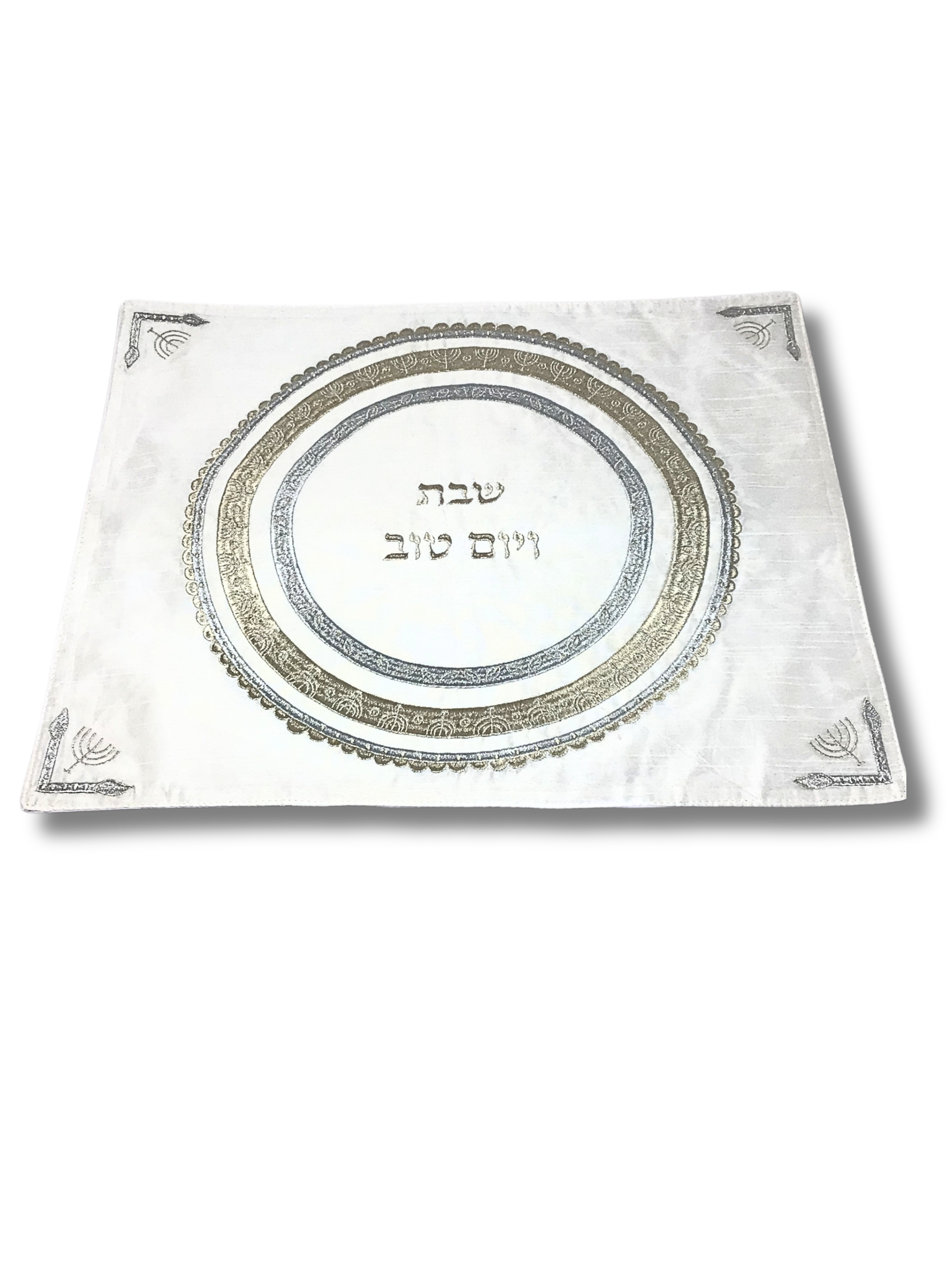 Mantel cubre jala Menora dorada CMG6