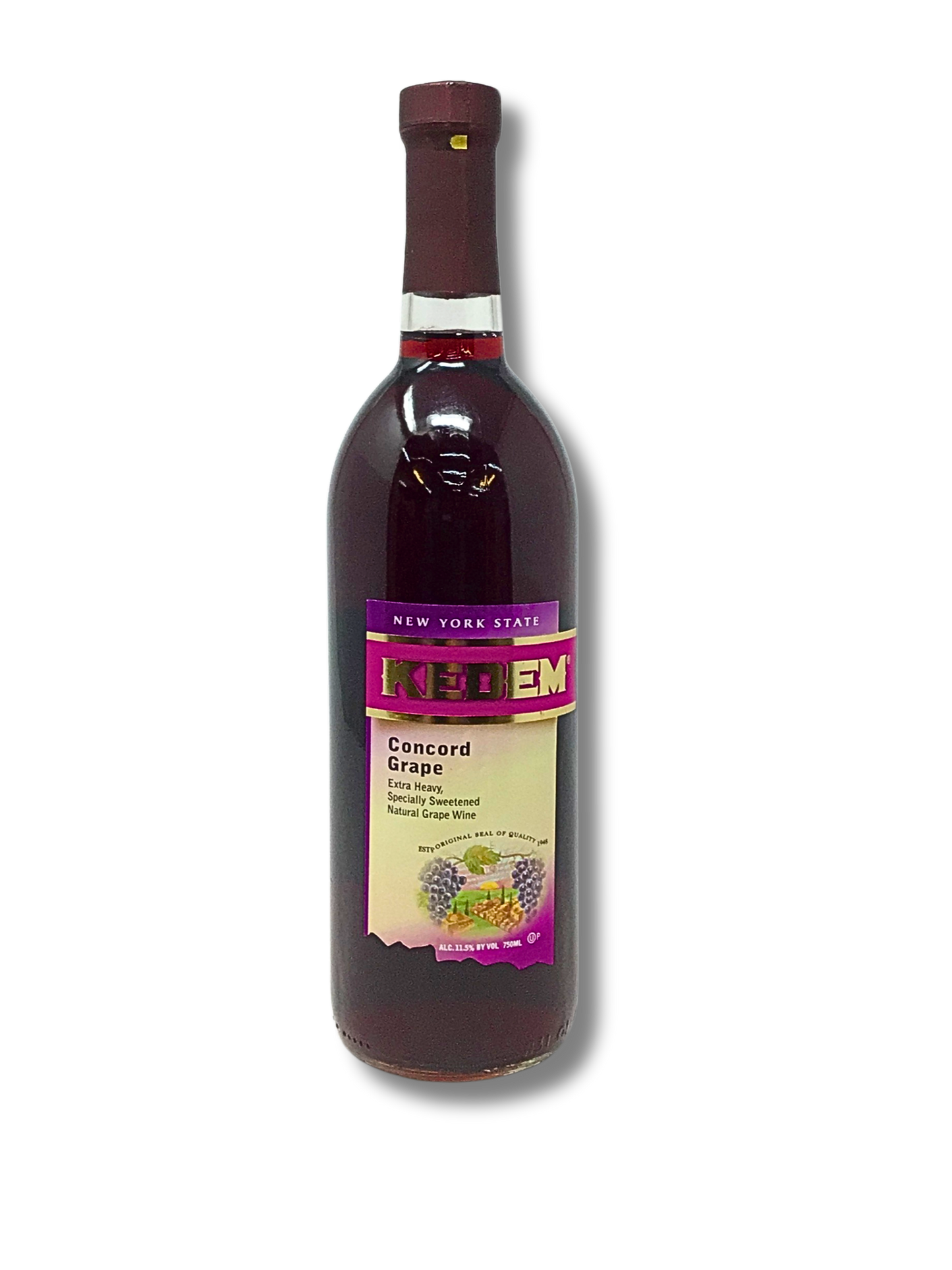 Vino tinto dulce Kedem concord Grape Extra Heavy (envio) 750ml