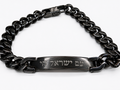 Pulsera elegante am israel jai negra 12504