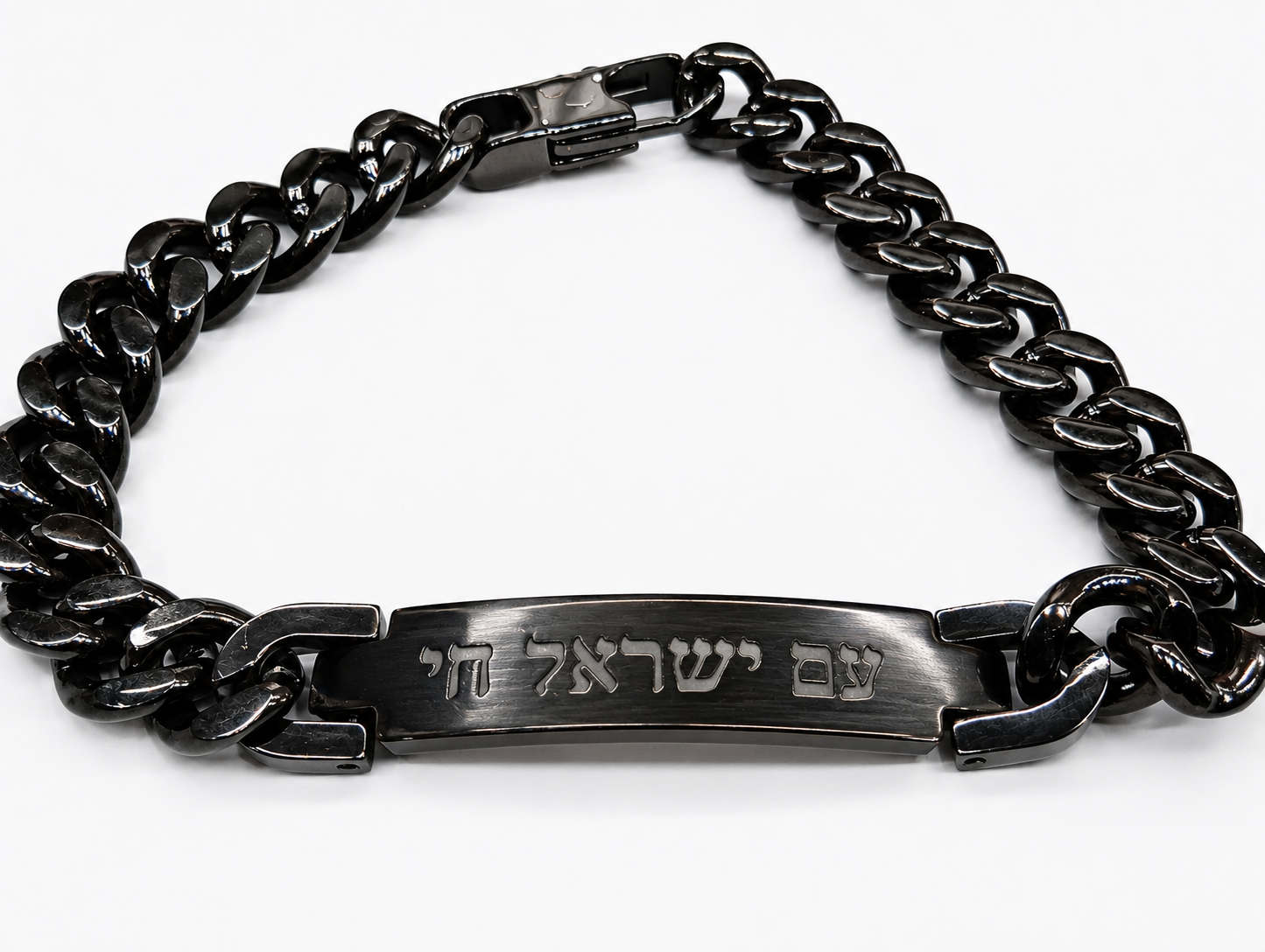 Pulsera elegante am israel jai negra 12504