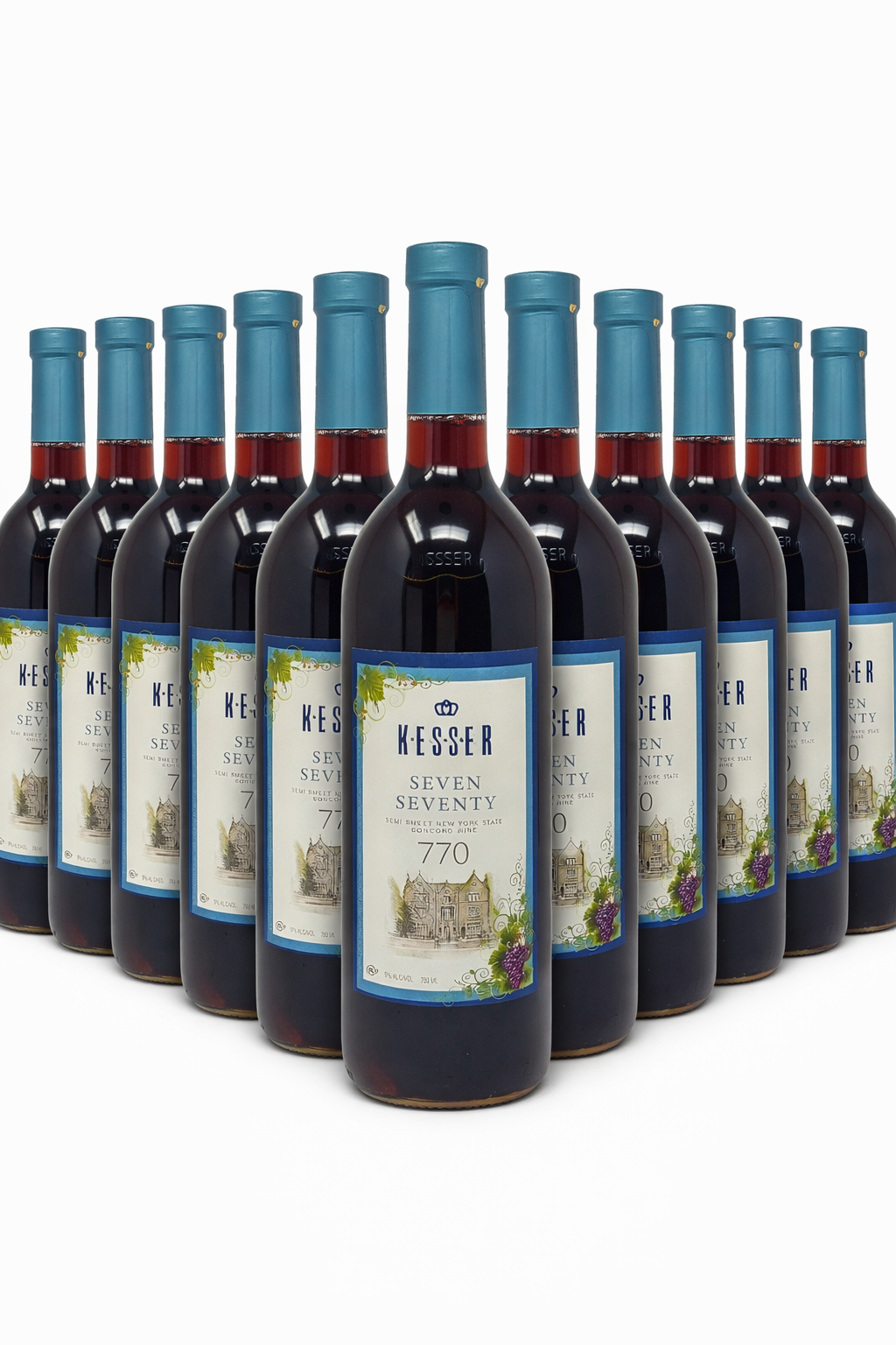 Vino 770 Kesser Kosher Tinto Dulce 750ml (caja 12 Pzas)