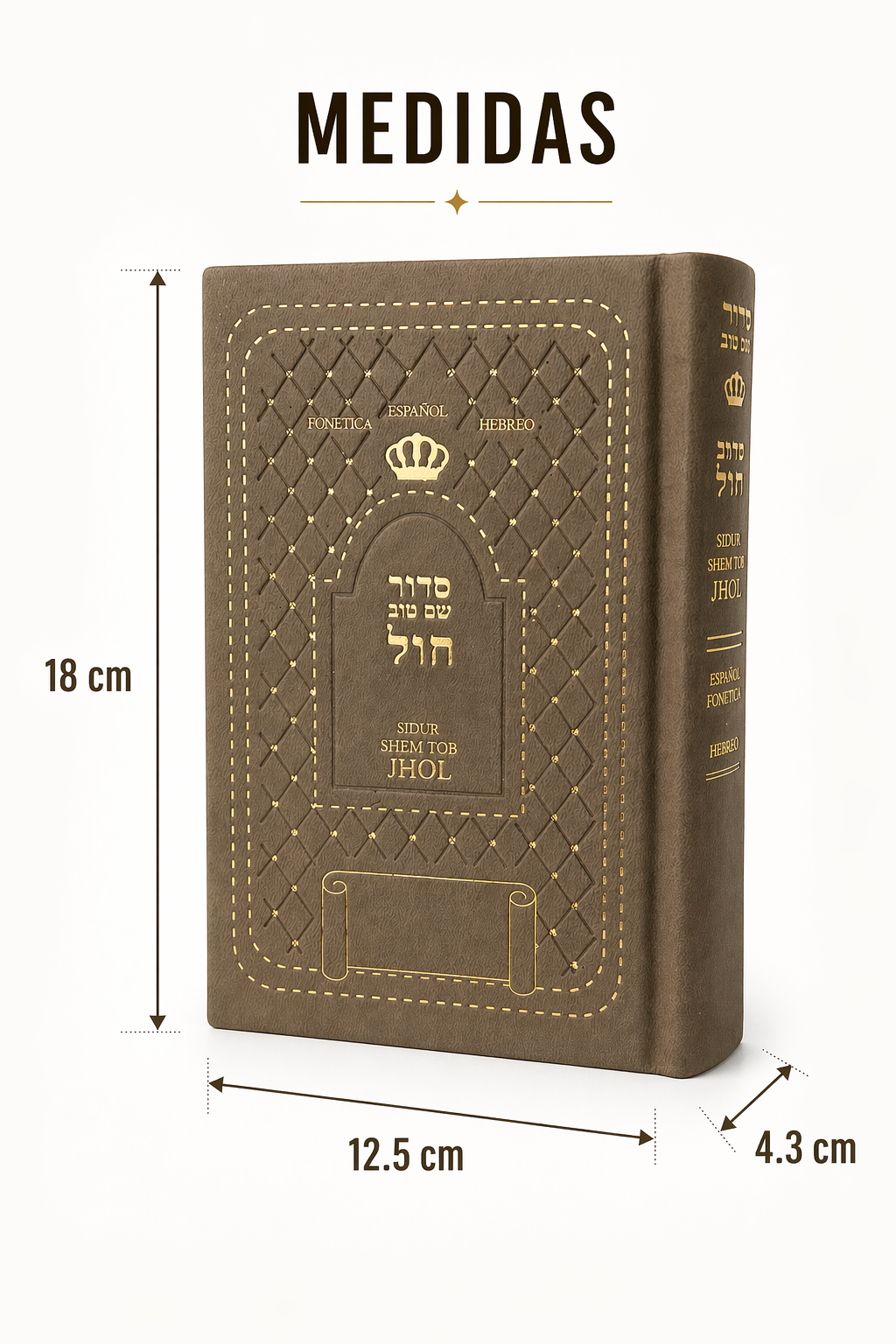 Sidur Shem Tov Jol hebreo español | Con fonética incluida | Libro de rezos diario completo