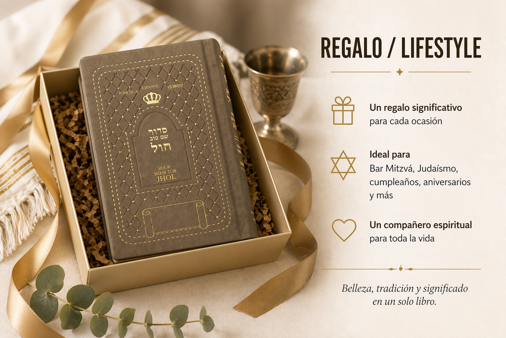Sidur Shem Tov Jol hebreo español | Con fonética incluida | Libro de rezos diario completo