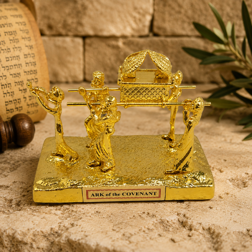 Arca de la alianza sobre los levitas base dorada Tiferet Yerushalaim 12273