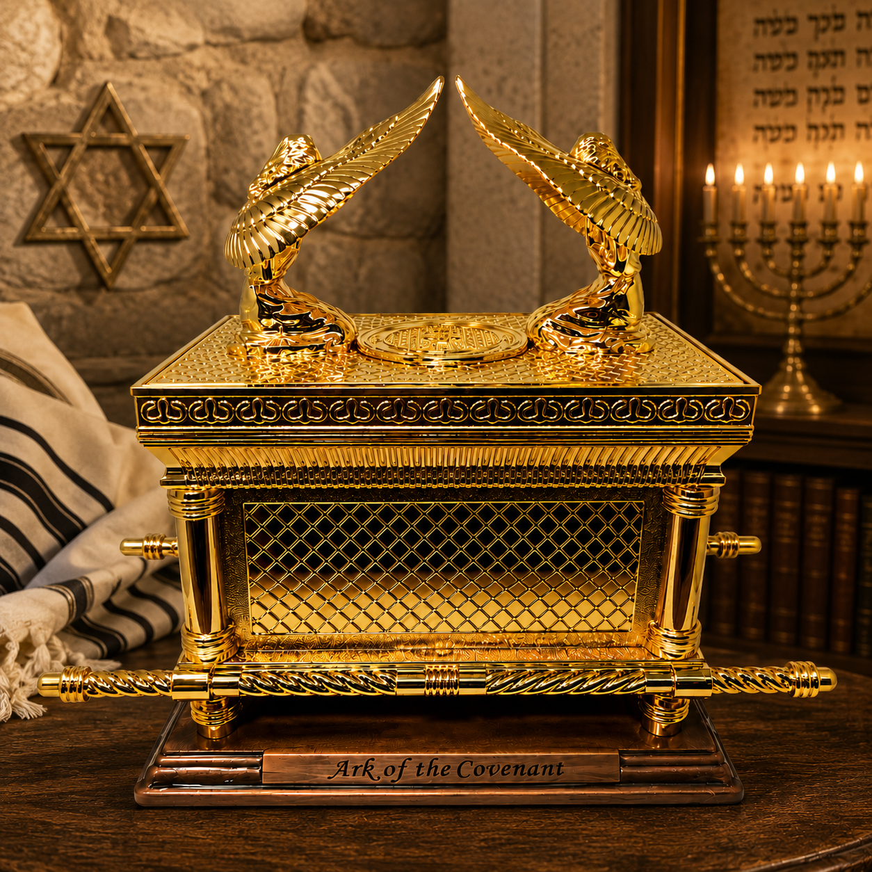 Arca de la alianza extra grande con base 35cm Tiferet Yerushalaim 4166