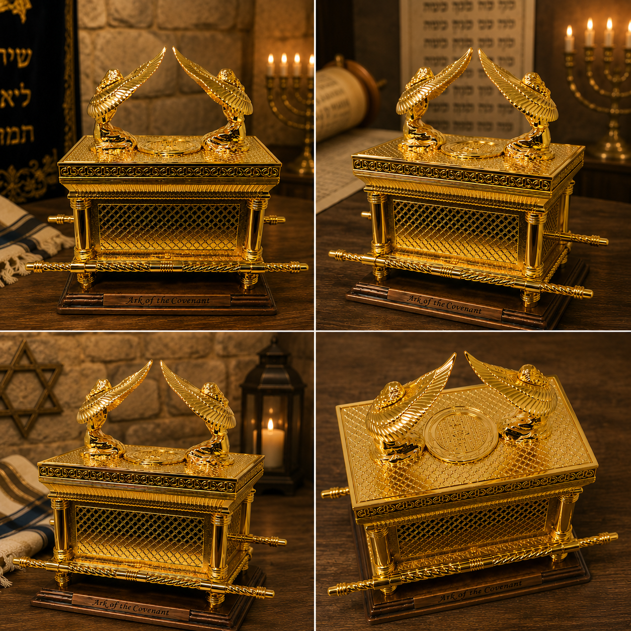 Arca de la alianza extra grande con base 35cm Tiferet Yerushalaim 4166
