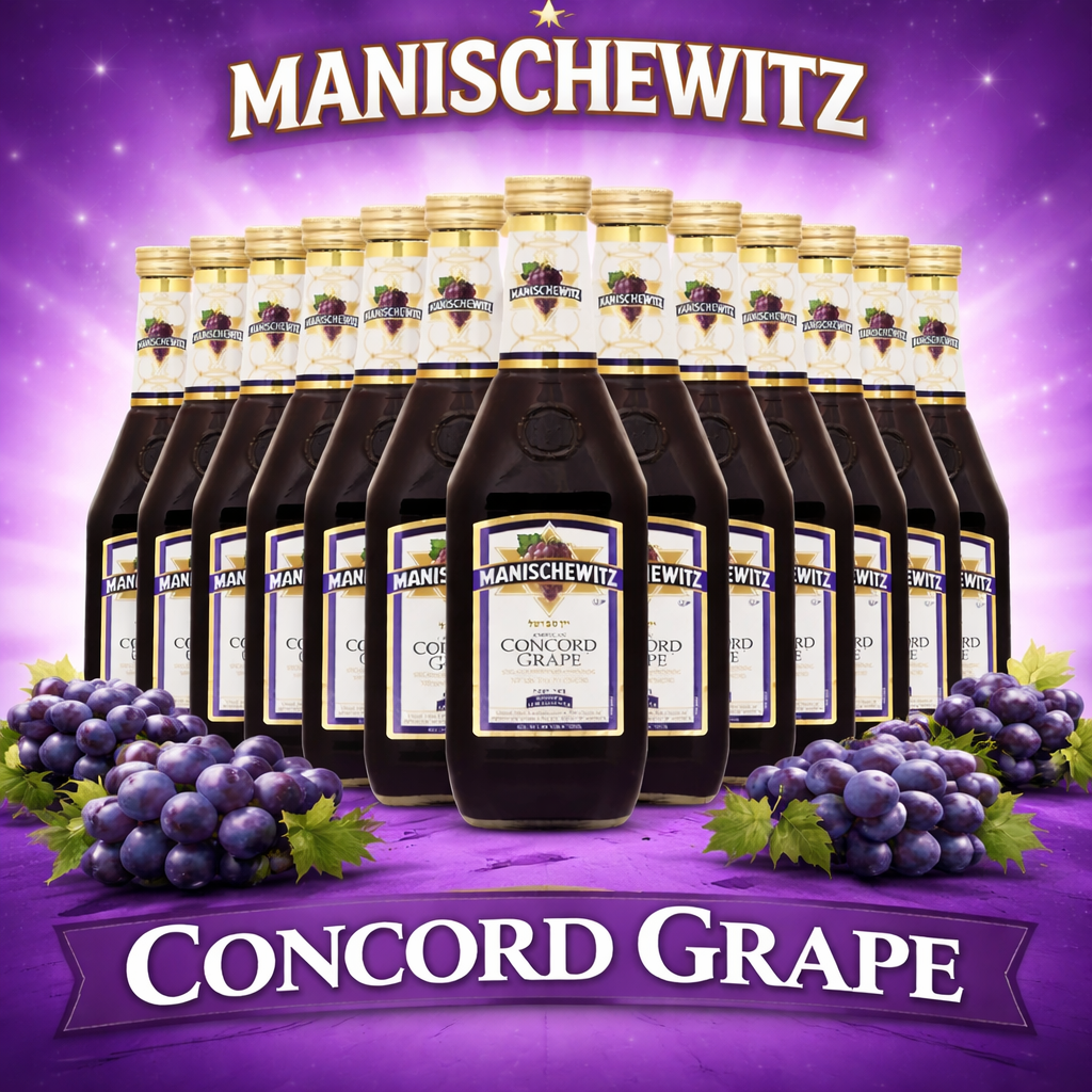 Vino Concord Grape Manischewitz 750 ML (12 Pzas)
