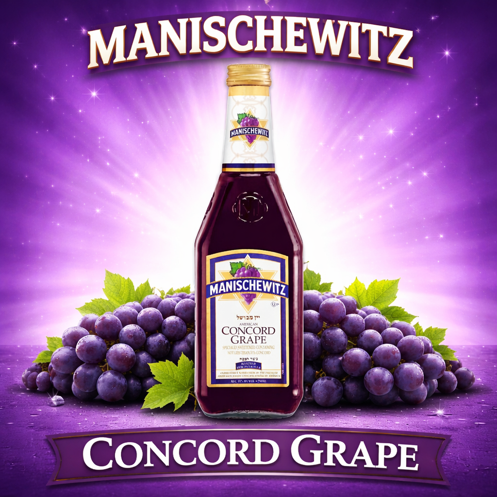 Vino Concord Grape Manischewitz 750 ML (12 Pzas)