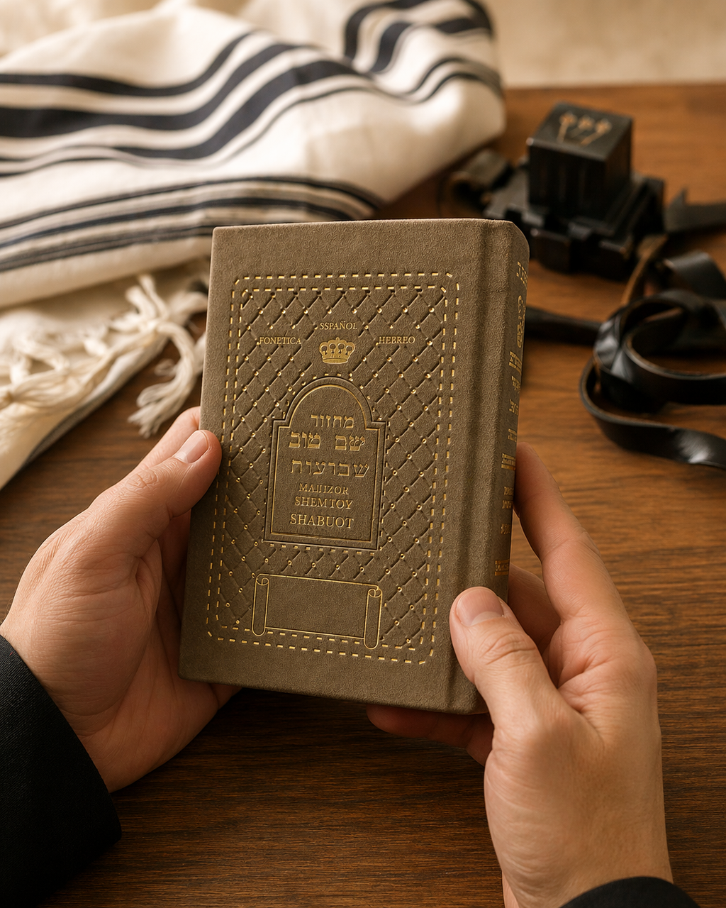 Majzor Shabuot Shem Tob — Majzor en hebreo con transliteración y traducción al español | Edición de colección