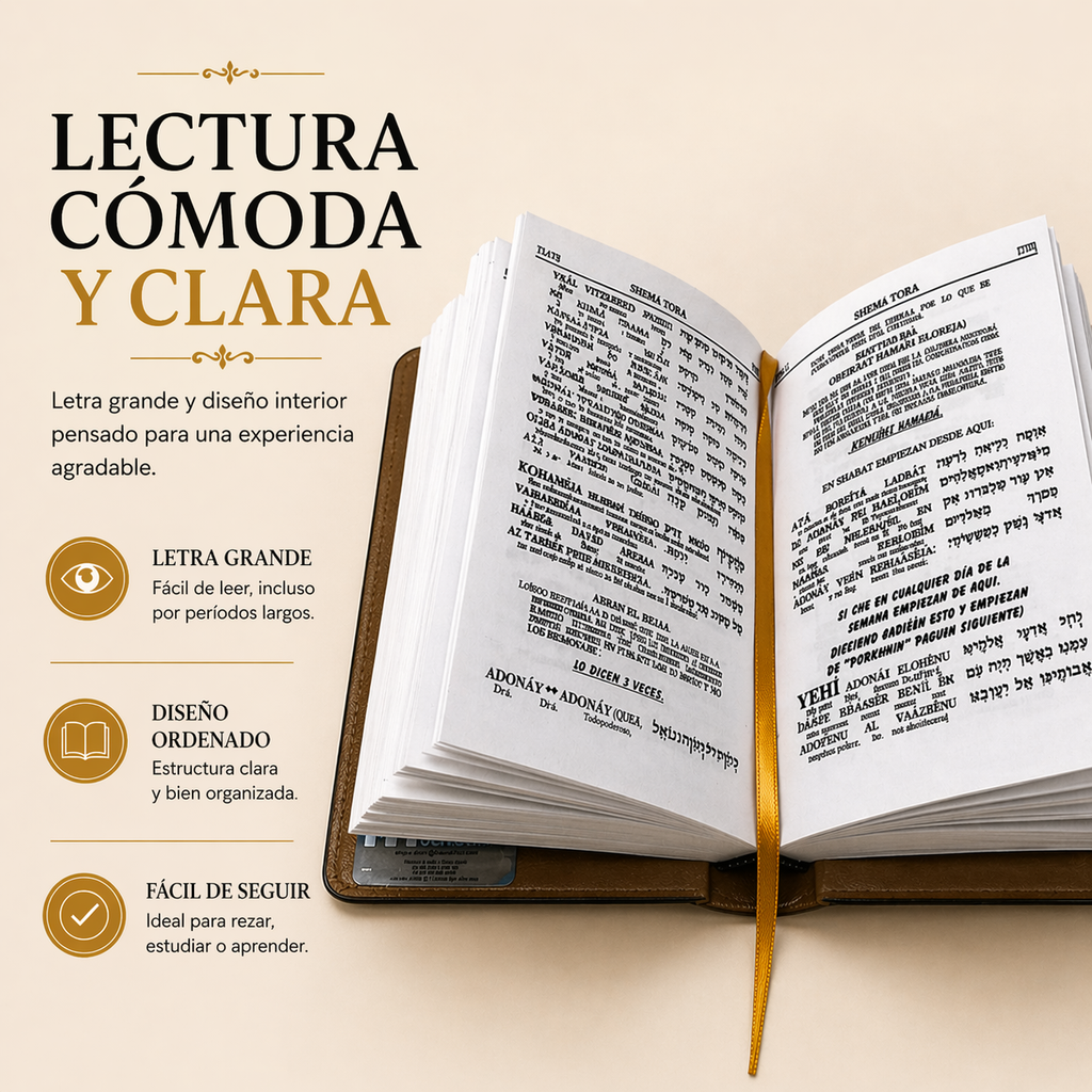 Majzor Shabuot Shem Tob — Majzor en hebreo con transliteración y traducción al español | Edición de colección
