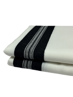 Talit Gadol LANA Negro Talla 60 Soft weave TY