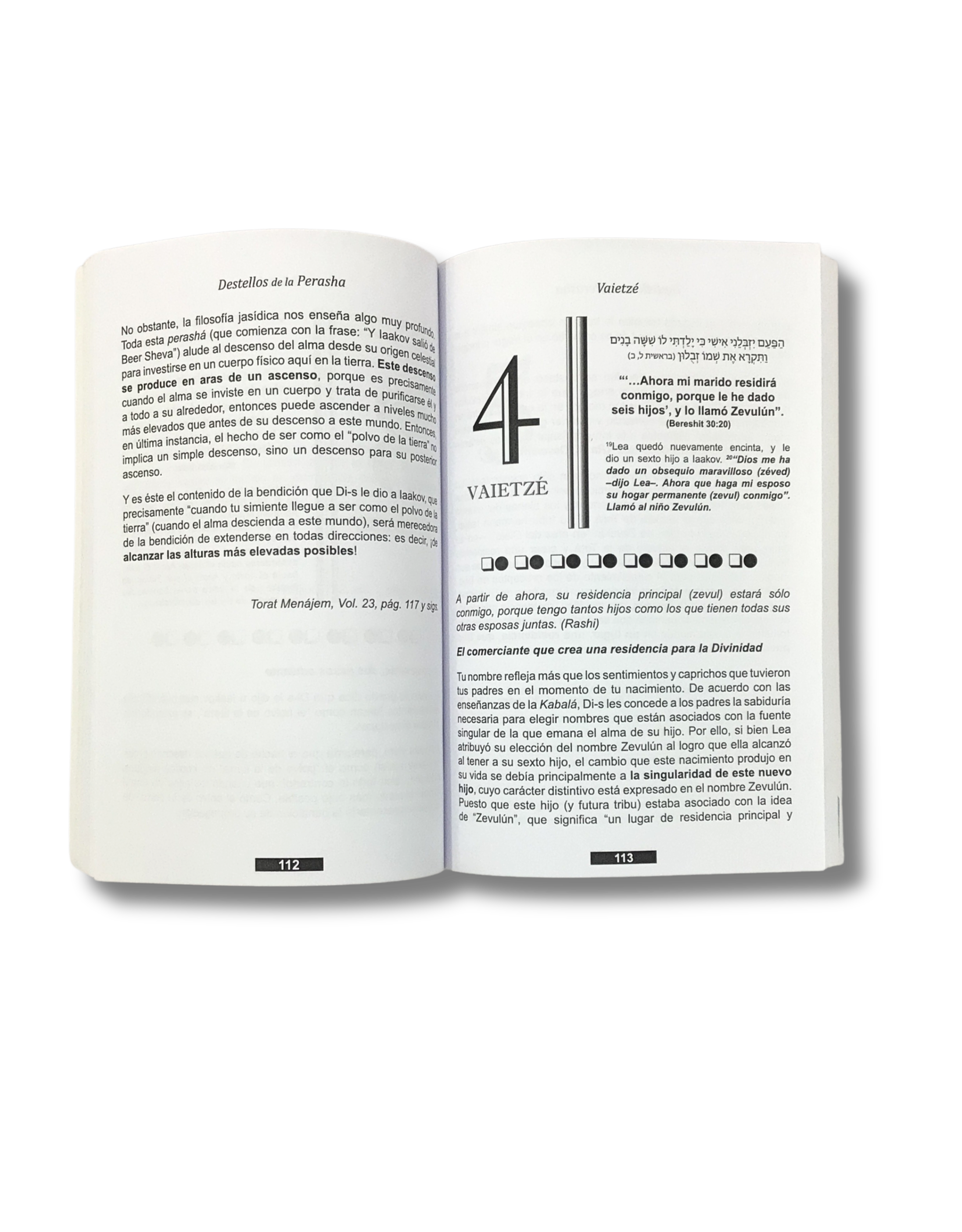 Destellos de la Perasha (Bereshit, Shemot, Vaikra, Bamidbar y Devarim) juego de 5 tomos